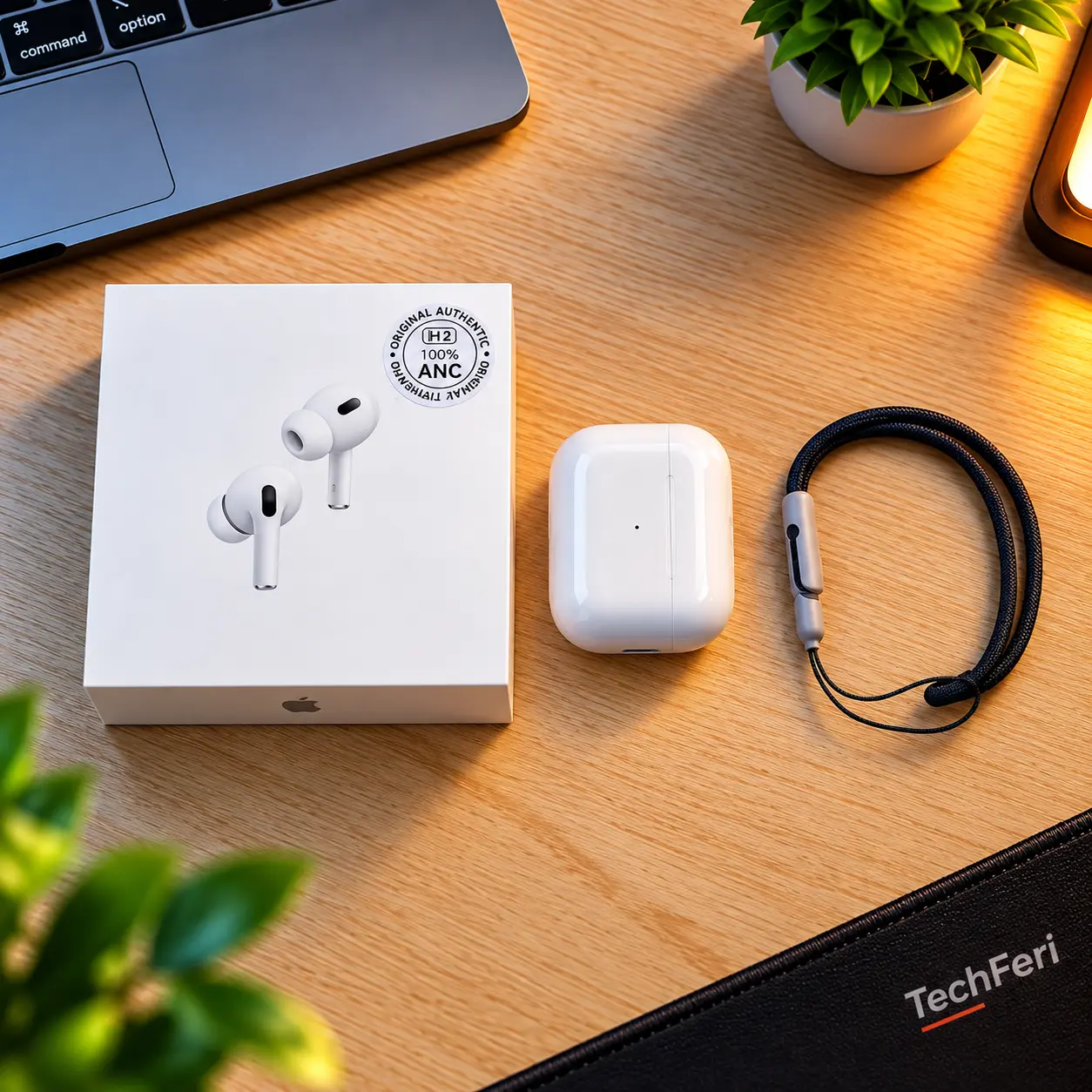 Pro 2 ANC True Wireless Earbuds – White - Image 3