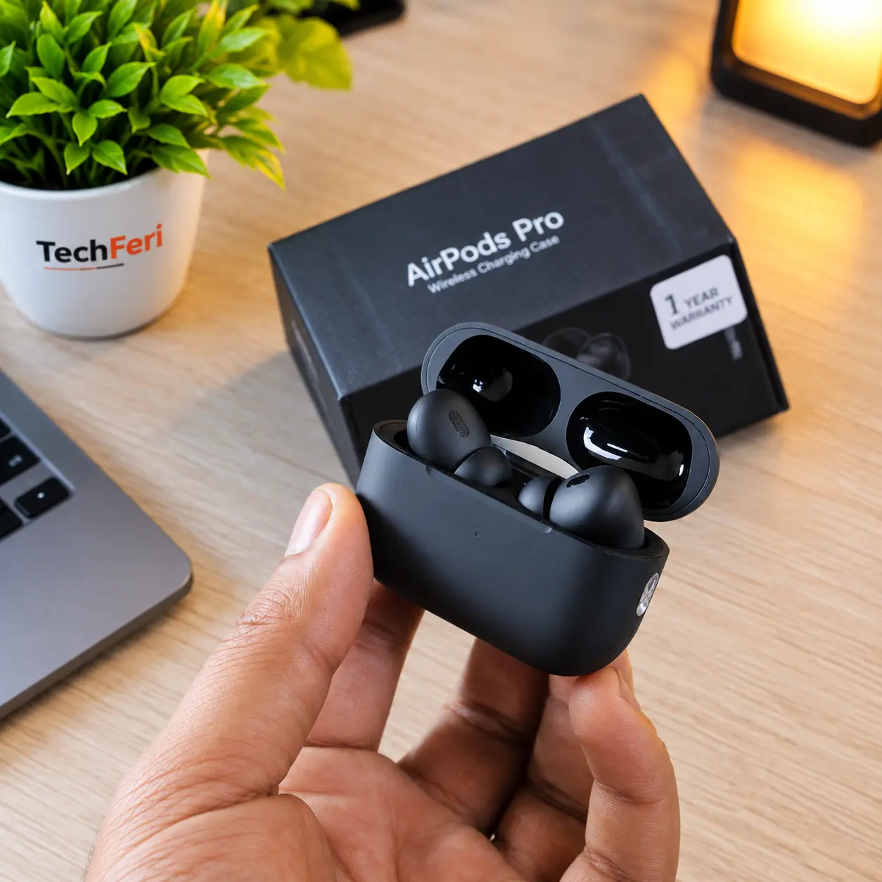 Pro 2 ANC True Wireless Earbuds – Black - Image 3