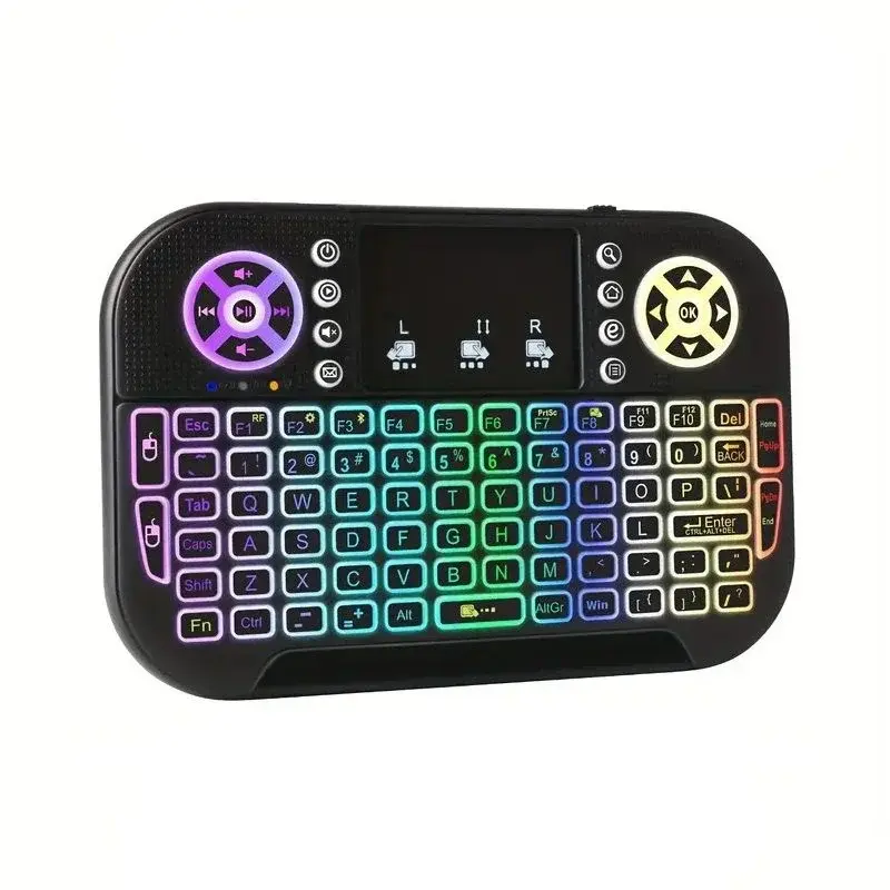 GearUP MK20 Mini Wireless Keyboard with Touchpad – RGB Backlit - TechFeri Bangladesh