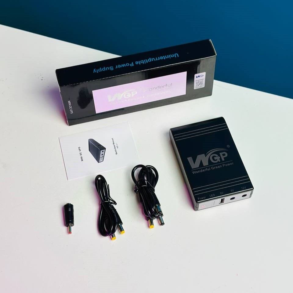 WGP Mini DC UPS – Router, ONU & CCTV Backup (5V / 9V / 12V) - Image 2