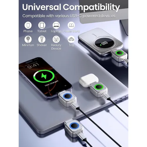 X01 Auto-Eject Charging Separator – Type-C Overcharge Protection - Image 2