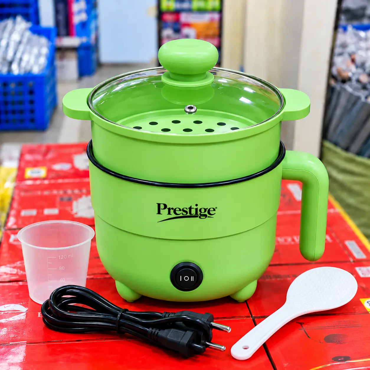Prestige Multifunctional Cooker with Steamer – 3 Liter (1000W) - Image 4